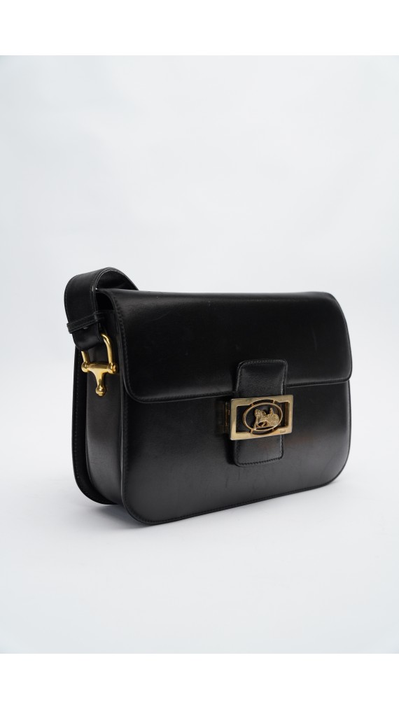 Vintage Celine Box Shoulder Bag