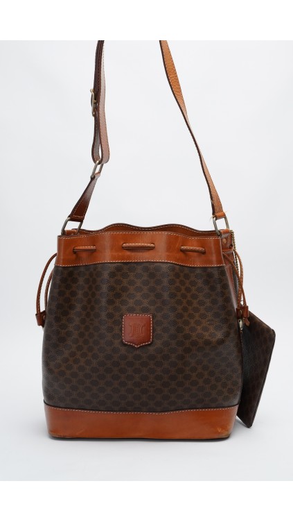 Vintage Celine Bucket Bag m. Clutch