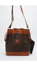 Vintage Celine Bucket Bag m. Clutch