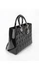 Lady Dior Patent Shoulder Bag Size Large