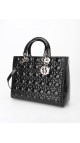 Lady Dior Patent Shoulder Bag Size Large