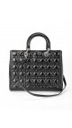 Lady Dior Patent Shoulder Bag Size Large