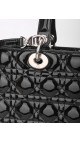 Lady Dior Patent Shoulder Bag Size Large