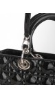 Lady Dior Patent Shoulder Bag Size Large