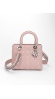 Lady Dior Lammeskinn Cannage Medium Beige