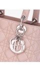 Lady Dior Lammeskinn Cannage Medium Beige
