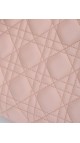 Lady Dior Lammeskinn Cannage Medium Beige