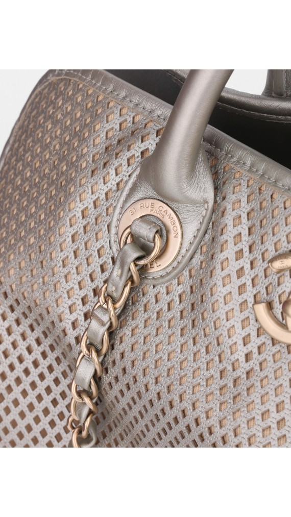 Chanel Metallisk Tote Bag