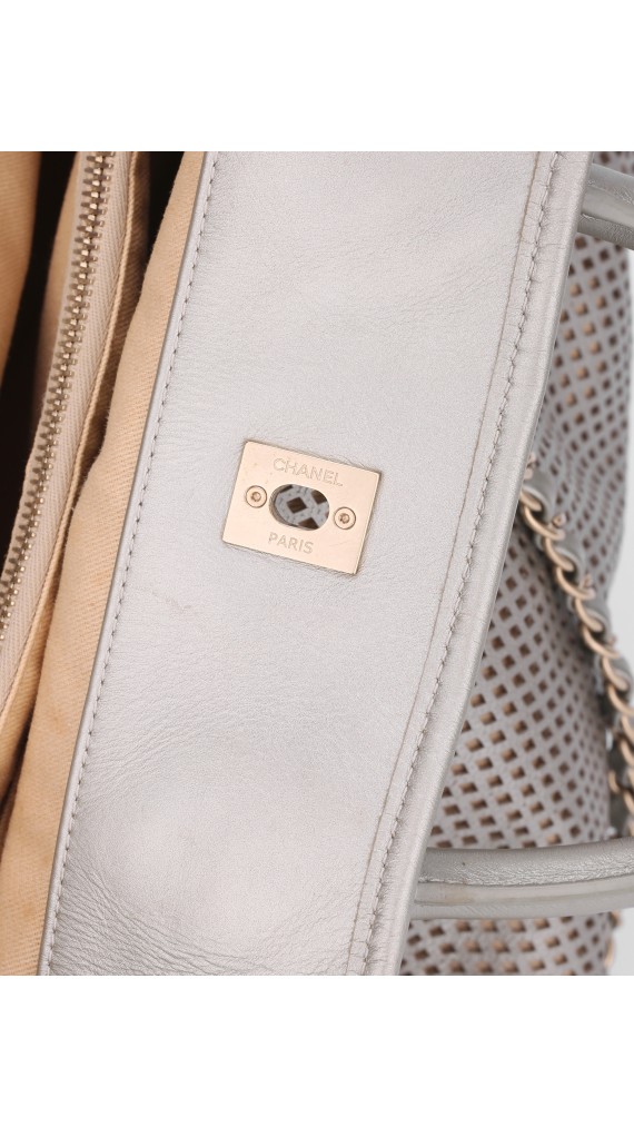 Chanel Metallisk Tote Bag