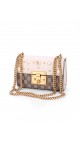 Gucci Pearl Studded Padlock Shoulder Bag