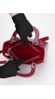 Lady Dior Patent Shoulder Bag Medium