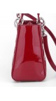 Lady Dior Patent Shoulder Bag Medium