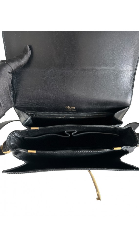 Vintage Celine Box Shoulder Bag