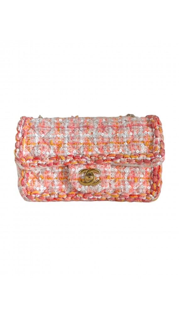 Chanel Classic Mini Flap Tweed Limited Edition