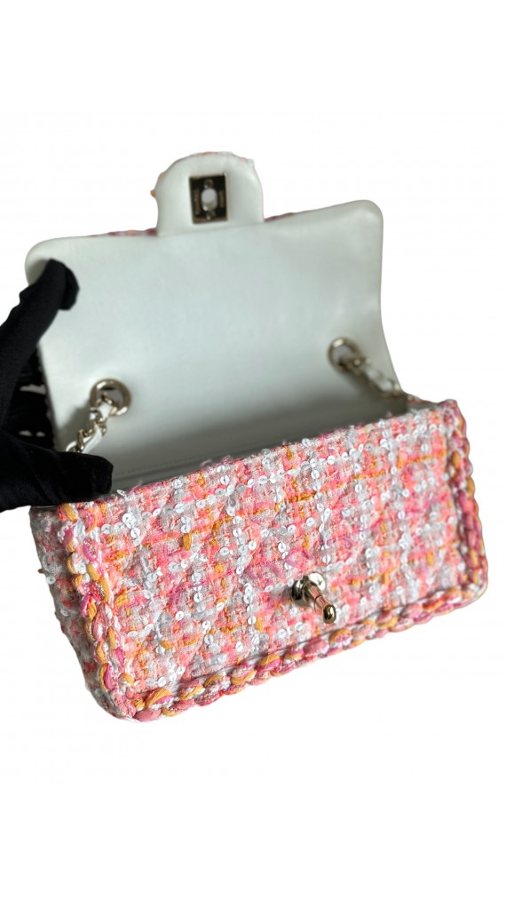 Chanel Classic Mini Flap Tweed Limited Edition