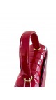 YSL Vicky small quilted patent-leather shoulder bag