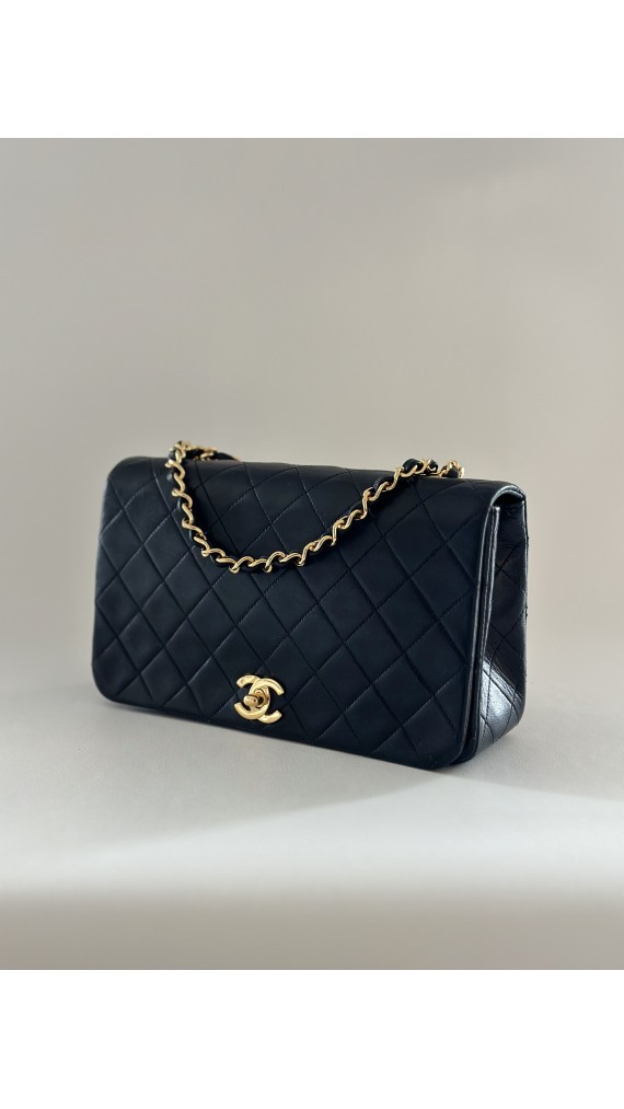 Chanel Full Flap Crossbody Shoulder Bag
