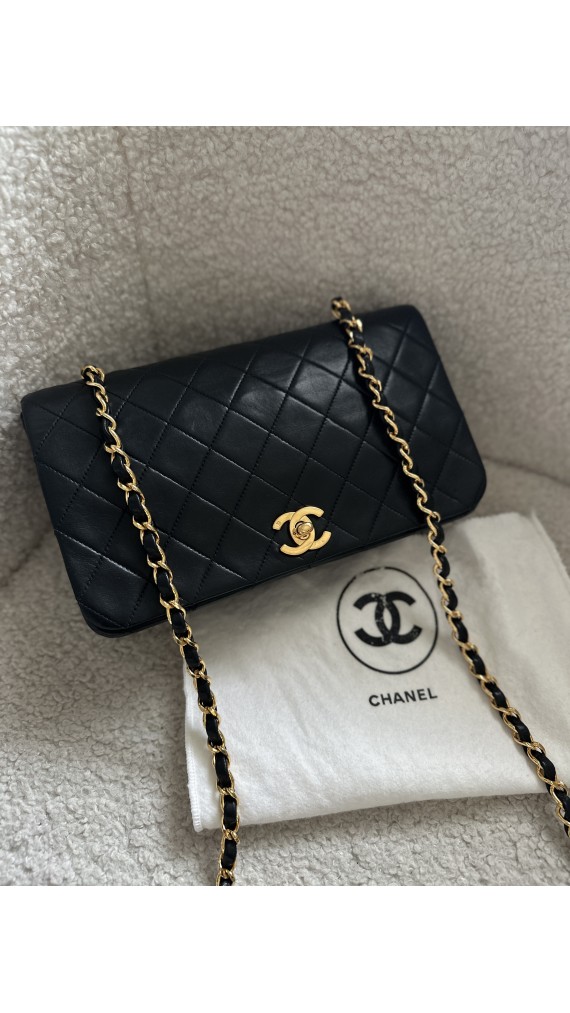 Chanel Full Flap Crossbody Shoulder Bag