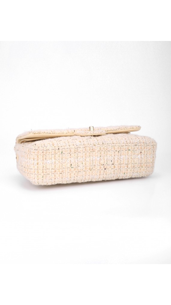 Chanel Classic Double Flap Tweed Bag