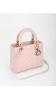 Lady Dior Medium Lyserosa GHW