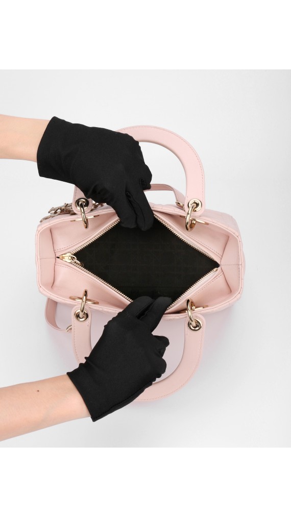 Lady Dior Medium Lyserosa GHW