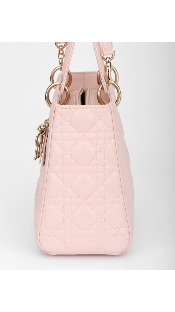 Lady Dior Medium Lyserosa GHW