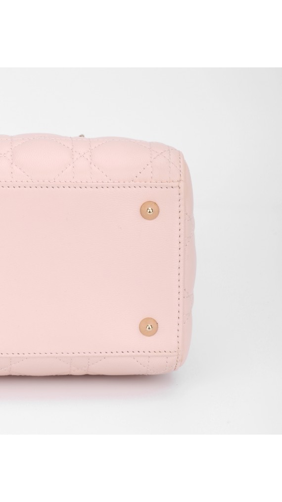Lady Dior Medium Lyserosa GHW