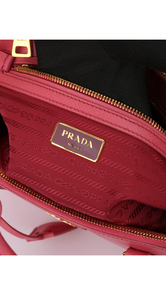 Prada Saffiano Shoulder Bag m/kortholder