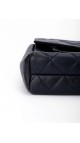 Vintage Chanel Soft Shoulder Bag CC Mørkeblå