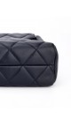 Vintage Chanel Soft Shoulder Bag CC Mørkeblå