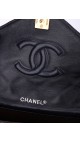 Vintage Chanel Soft Shoulder Bag CC Mørkeblå