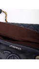 Vintage Chanel Soft Shoulder Bag CC Mørkeblå