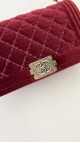 Chanel Boy Old Meidum Velvet Bag