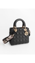 Lady Dior Size Medium Shoulder Bag