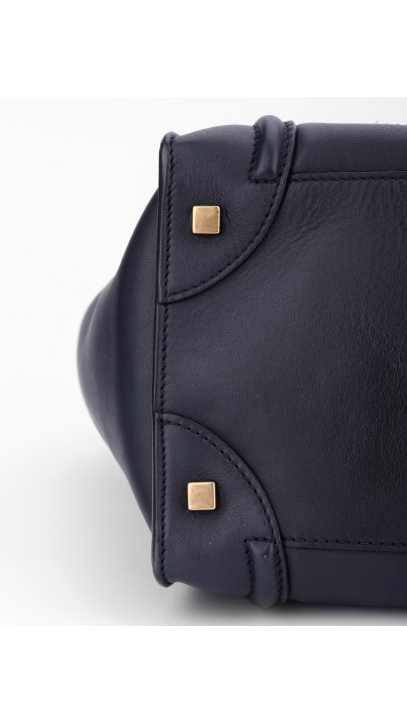 Celine Luggage Size Mini Mørkeblå