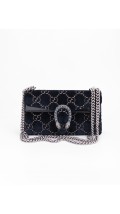 Gucci GG Dionysus Small Blue Velvet