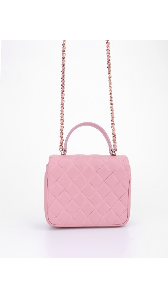 Chanel Mini Square Flap with Top Handle Bag