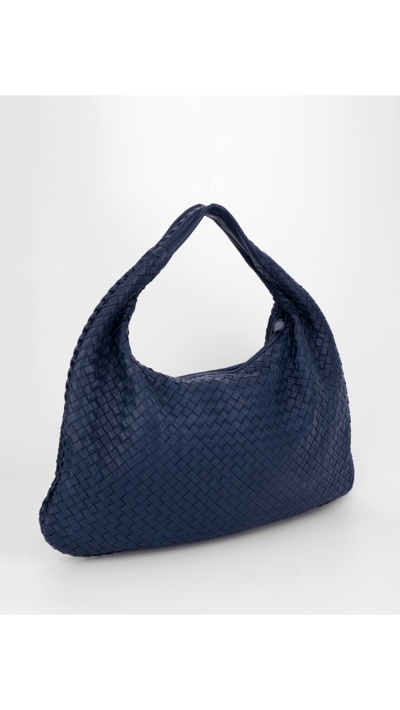 Bottega Veneta Hobo Large Bag Mørkeblå