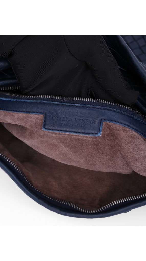 Bottega Veneta Hobo Large Bag Mørkeblå