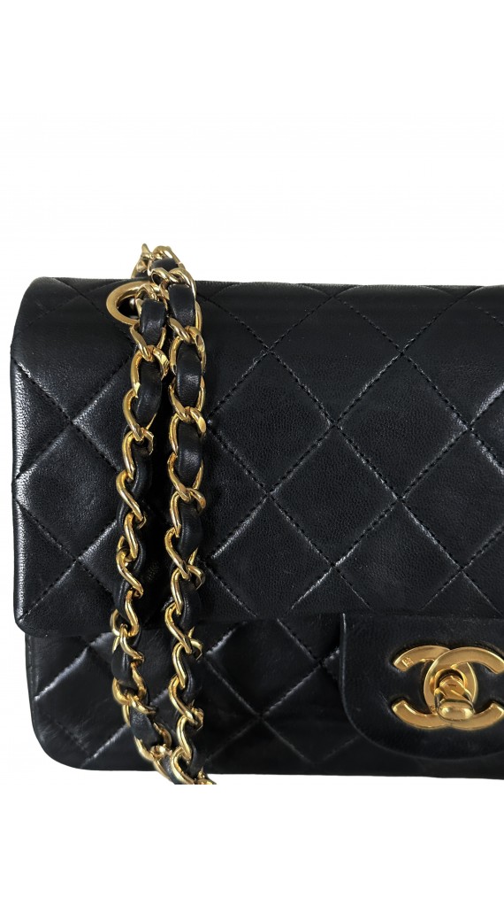Chanel Vintage Classic Double Flap Size Small