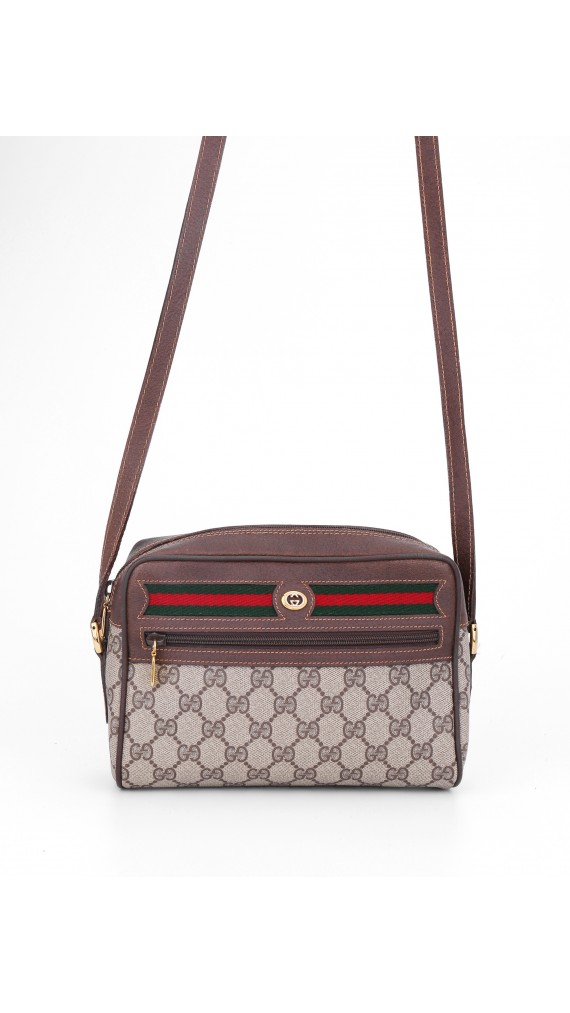 Vintage Gucci Monogram Shoulder Bag