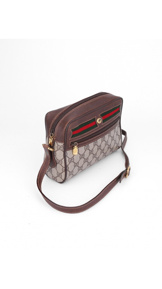 Vintage Gucci Monogram Shoulder Bag