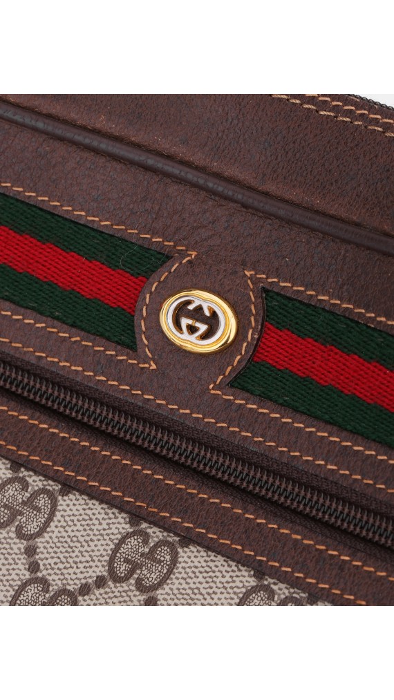 Vintage Gucci Monogram Shoulder Bag