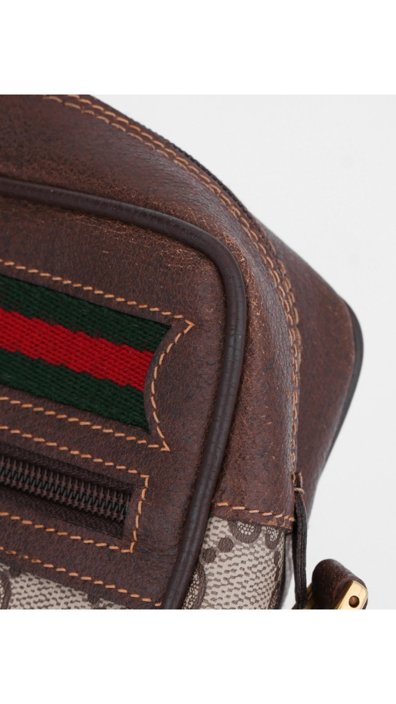 Vintage Gucci Monogram Shoulder Bag