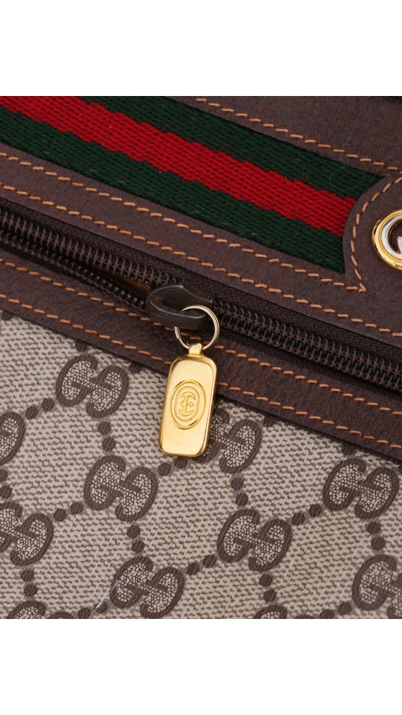 Vintage Gucci Monogram Shoulder Bag