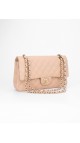 Chanel Double Flap Bag Beige Size Medium