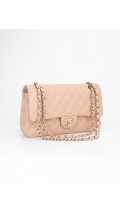 Chanel Double Flap Bag Beige Size Medium