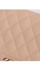 Chanel Double Flap Bag Beige Size Medium