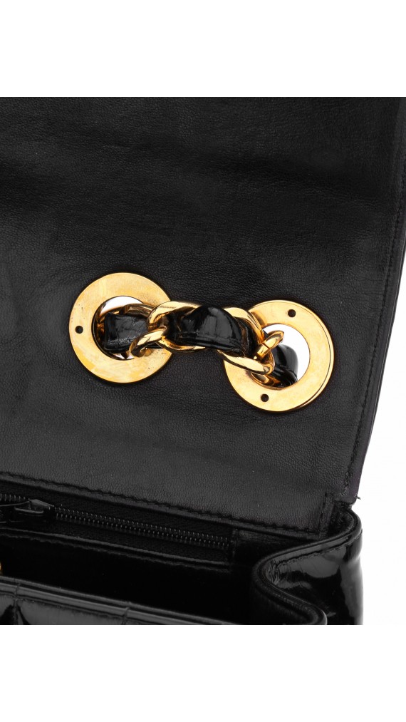 Vintage Chanel Single Flap Bag Size Jumbo