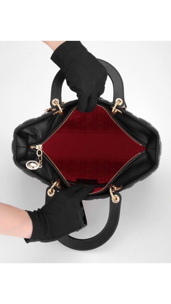 Lady Dior Shoulder Bag Size Large